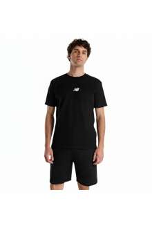 New Balance Lifestyle Erkek T-shirt MNT1642-BK - 1