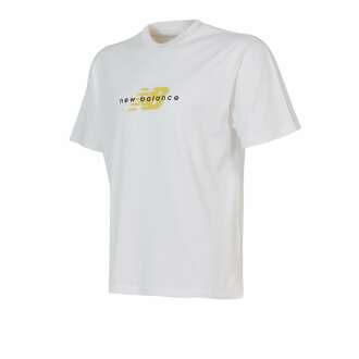 New Balance Lifestyle Erkek Tişört MNT1645-WT - 1