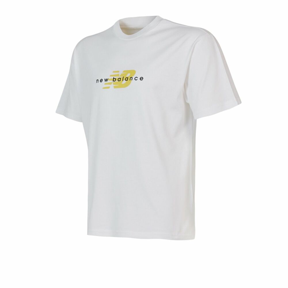 New Balance Lifestyle Erkek Tişört MNT1645-WT