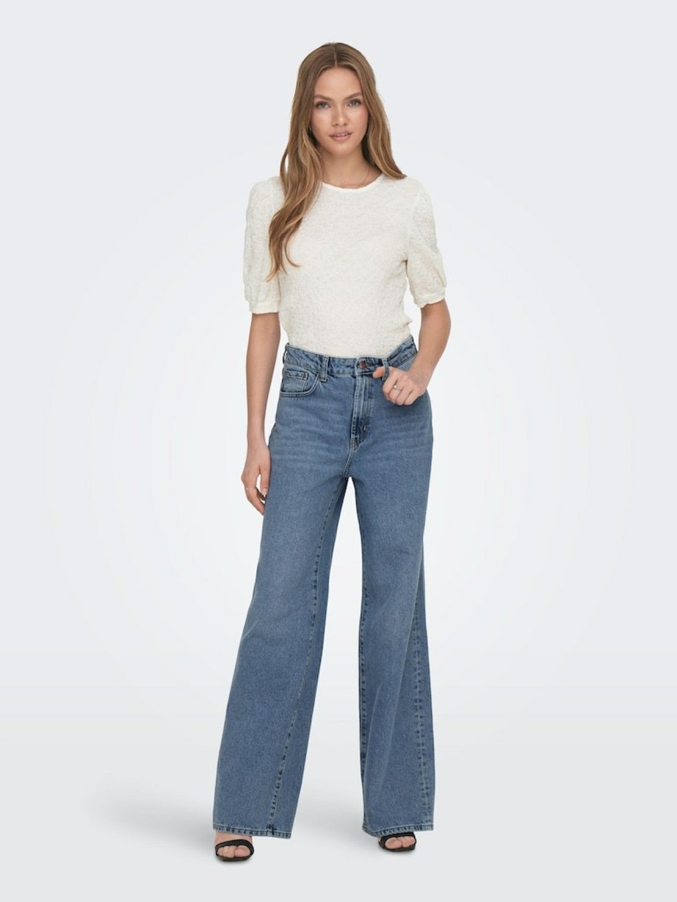 Olny Hope Wide Leg Fit Kadın Jean 15222070 - 6