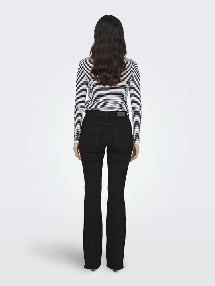 Only Blush Mıd Flared Bol Paça Kadın Jean Pantolon 15324908 - 4
