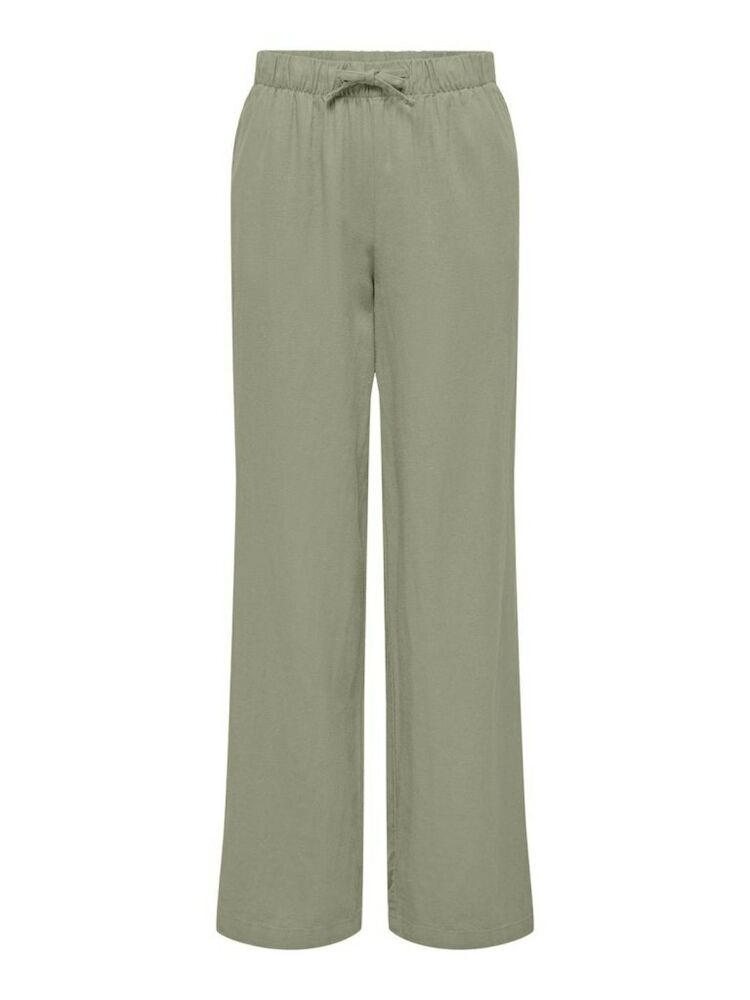 Only Caro Loose Fit Keten Viscos Kadın Pantolon 15291807 - 1