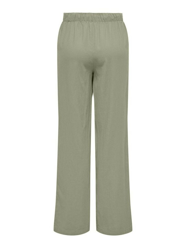 Only Caro Loose Fit Keten Viscos Kadın Pantolon 15291807 - 2