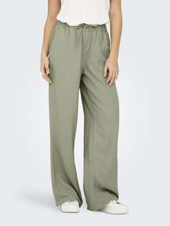 Only Caro Loose Fit Keten Viscos Kadın Pantolon 15291807 - 3