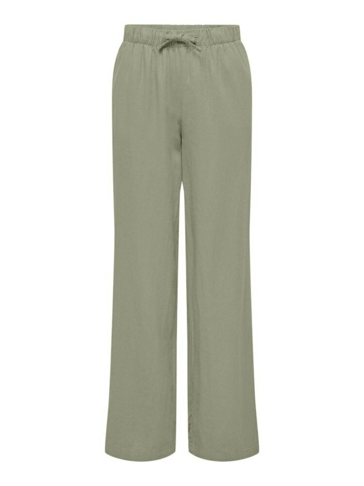 Only Caro Loose Fit Keten Viscos Kadın Pantolon 15291807