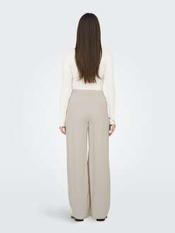 Only Caro Loose Fit Keten Viscos Kadın Pantolon 15291807 - 4