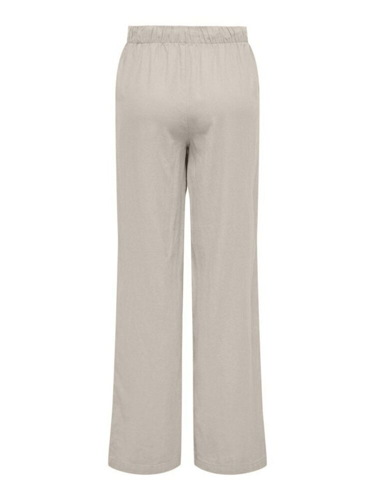 Only Caro Loose Fit Keten Viscos Kadın Pantolon 15291807 (1)