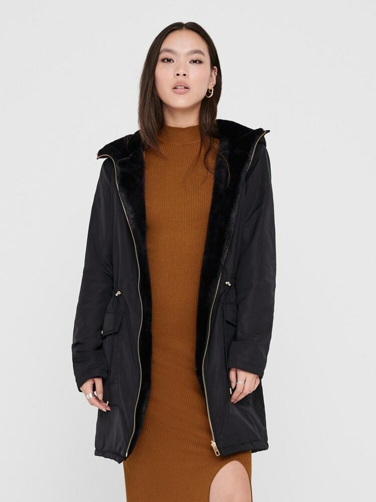 Only Dahlıa Çift Taraflı Kadın Mont 15208727 - 1
