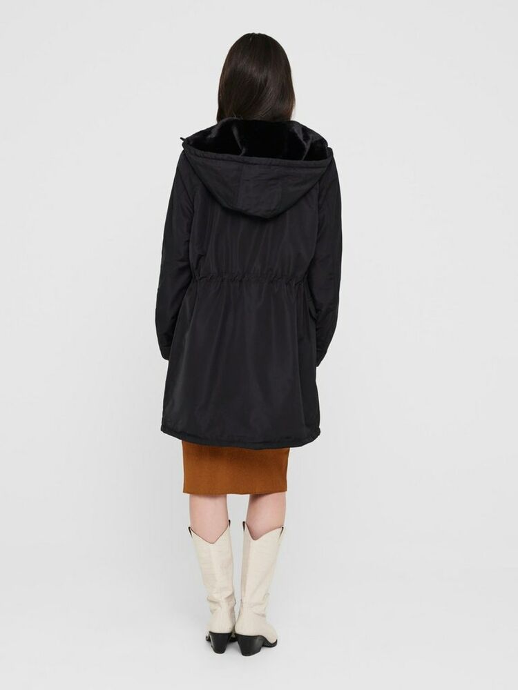 Only Dahlıa Çift Taraflı Kadın Mont 15208727 - 5
