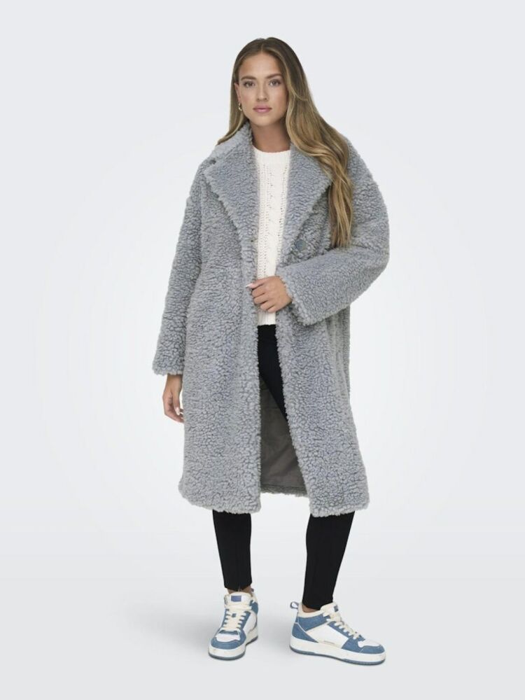 Only Ellıe Sherpa Lon Coat Kadın Mont 15293373 - 3