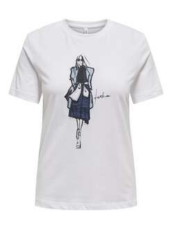 Only Emma Lıfe Regular Fit Kadın Tişört 15329752 - 1