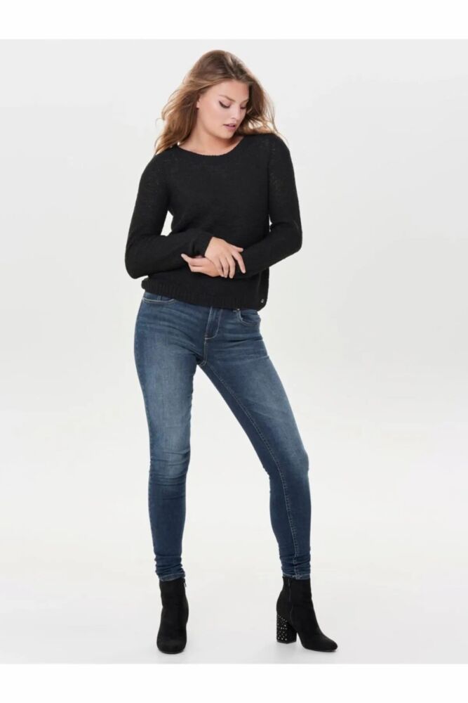 Only Geena Pullover Knt Noos Kadın Kazak 15113356 - 3