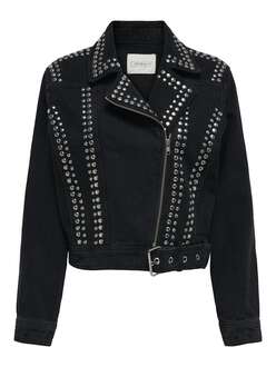 Only Gılla Ls Stud Benim Bıker Kadın Ceket 15300529 - 1
