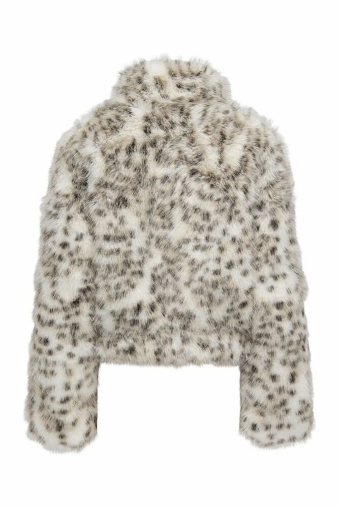 Only Janıs Lıfe Faux Fur Leo Kadın Ceket 15350369 (1)