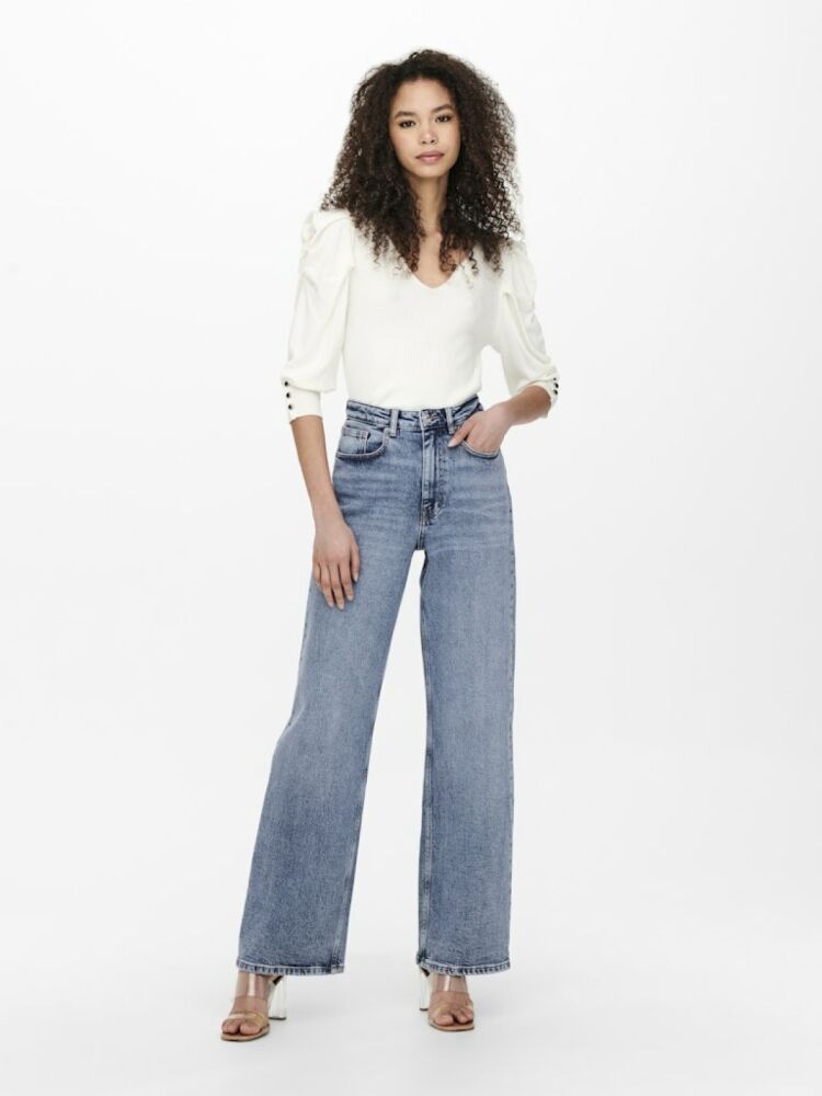 Only Juıchy Wide Leg Fit Kadın Jean Pantolon 15234743 - 1