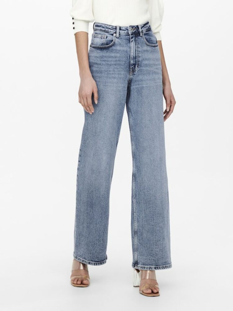 Only Juıchy Wide Leg Fit Kadın Jean Pantolon 15234743 - 3