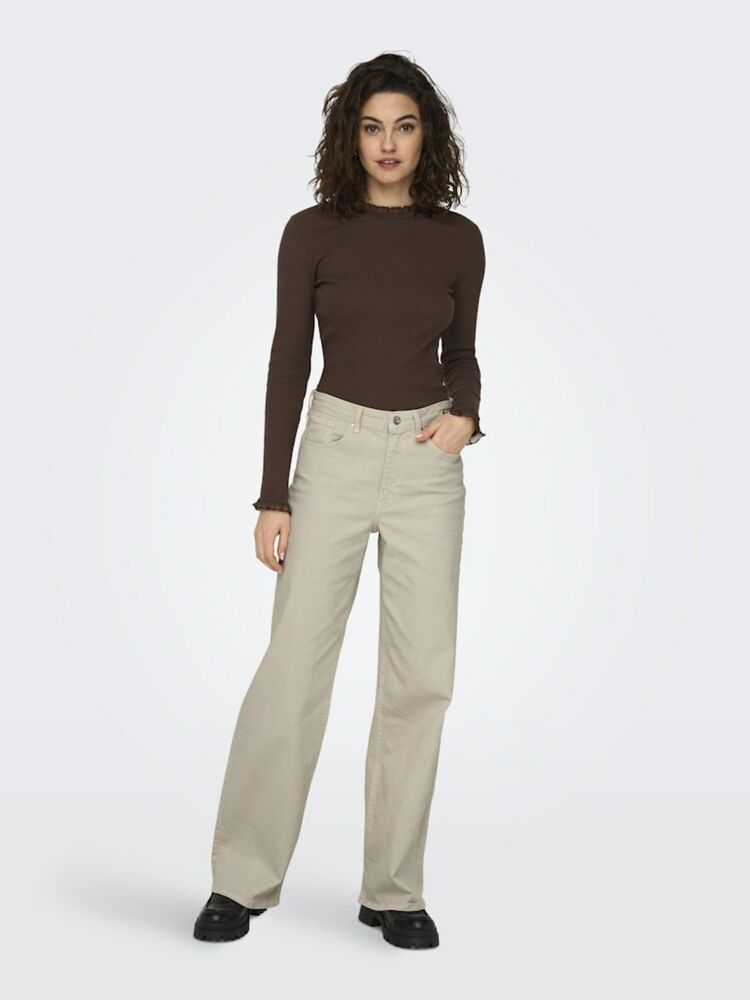 Only Juıcy Hm Wıde Leg Kadın Jean Pantolon 15288219 - 5