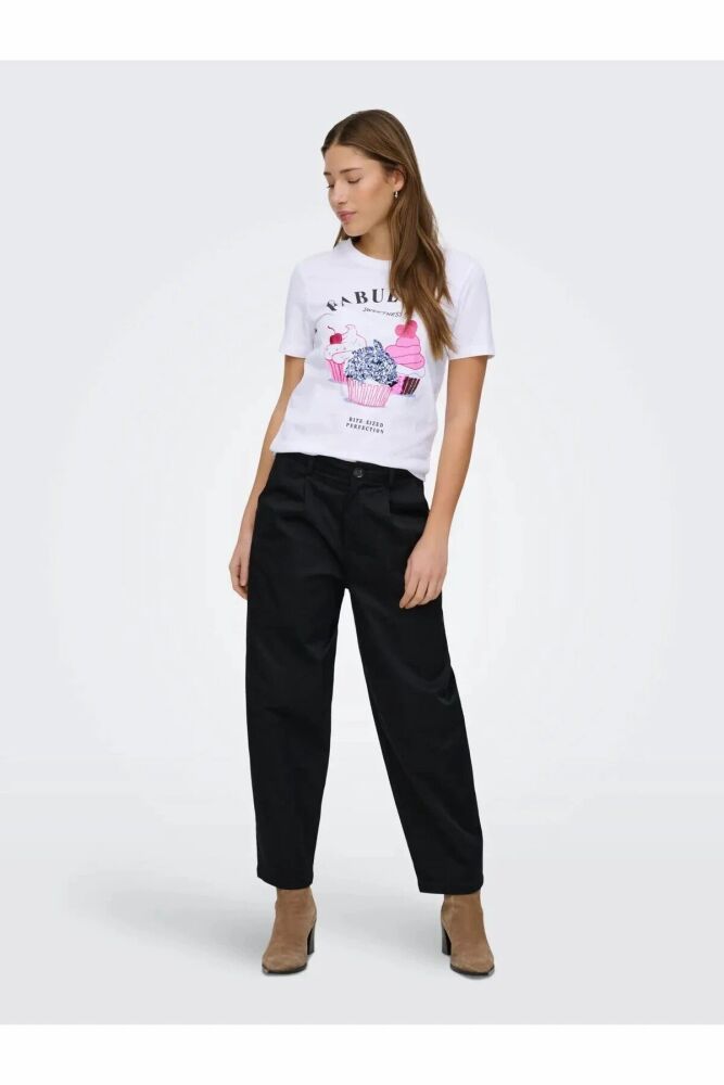 Only Kıta Regular Fit Kadın Tişört 15368885 (1)
