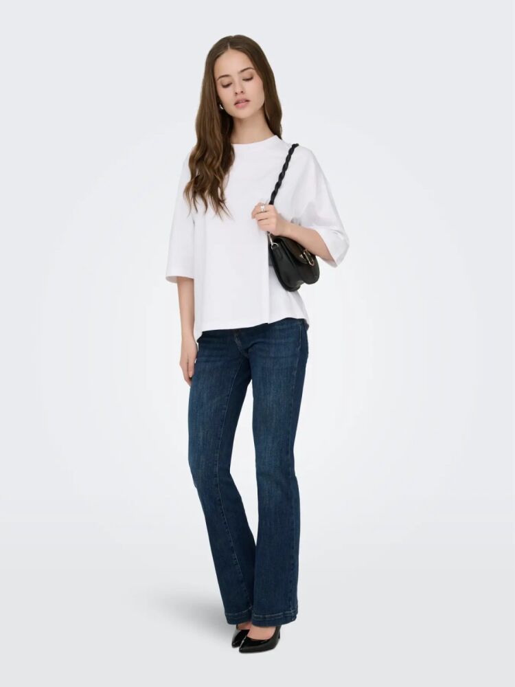 Only Lara Regular Fit Kadın Tişört 15370997 (1)