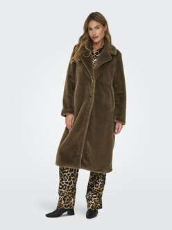 Only Meagan Fur Kadın Uzun Mont 15326004 - 3