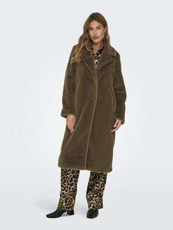 Only Meagan Fur Kadın Uzun Mont 15326004 - 4