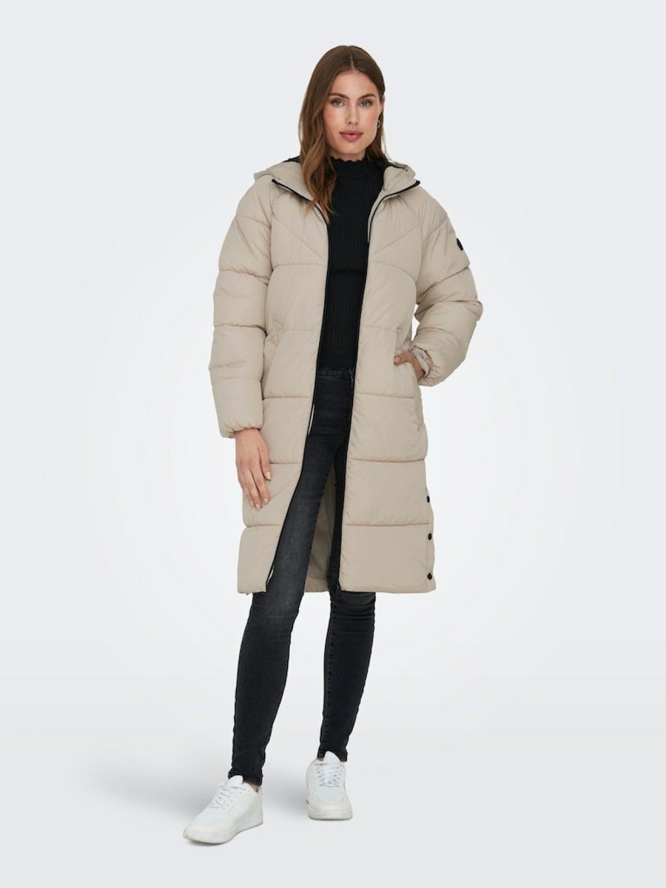 Only New Amanda Long Fuffer Kadın Uzun Mont 15304786 - 3