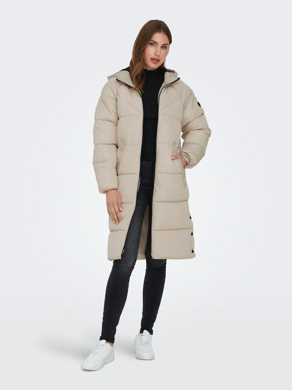 Only New Amanda Long Fuffer Kadın Uzun Mont 15304786 - 5