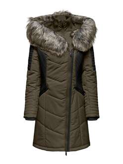 Only New Lınette Fur Kadın Parka 15295396 - 2