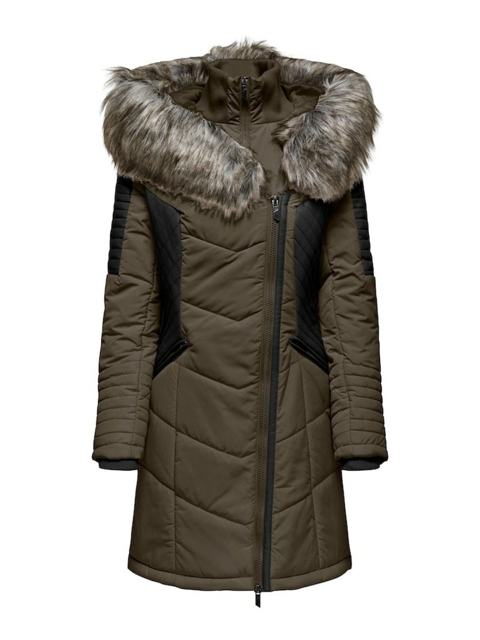 Only New Lınette Fur Kadın Parka 15295396 - 2