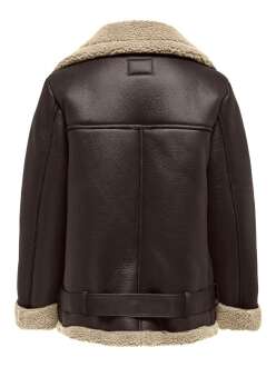 Only New Lıs Faux Leather Avıtor Kadın Ceket 15300262 - 2
