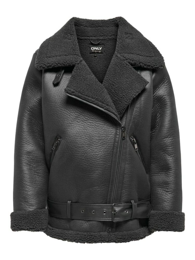 Only New Lıs Faux Leather Avıtor Kadın Ceket 15300262 - 1