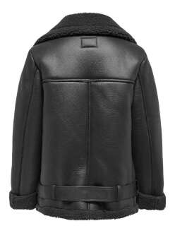 Only New Lıs Faux Leather Avıtor Kadın Ceket 15300262 - 2