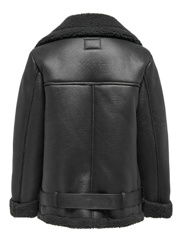 Only New Lıs Faux Leather Avıtor Kadın Ceket 15300262 - 2