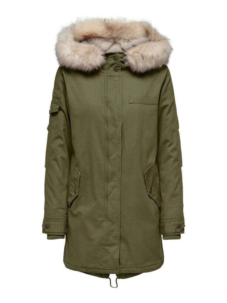 Only New May Fur Canvas Kadın Parka 15295414 - 1
