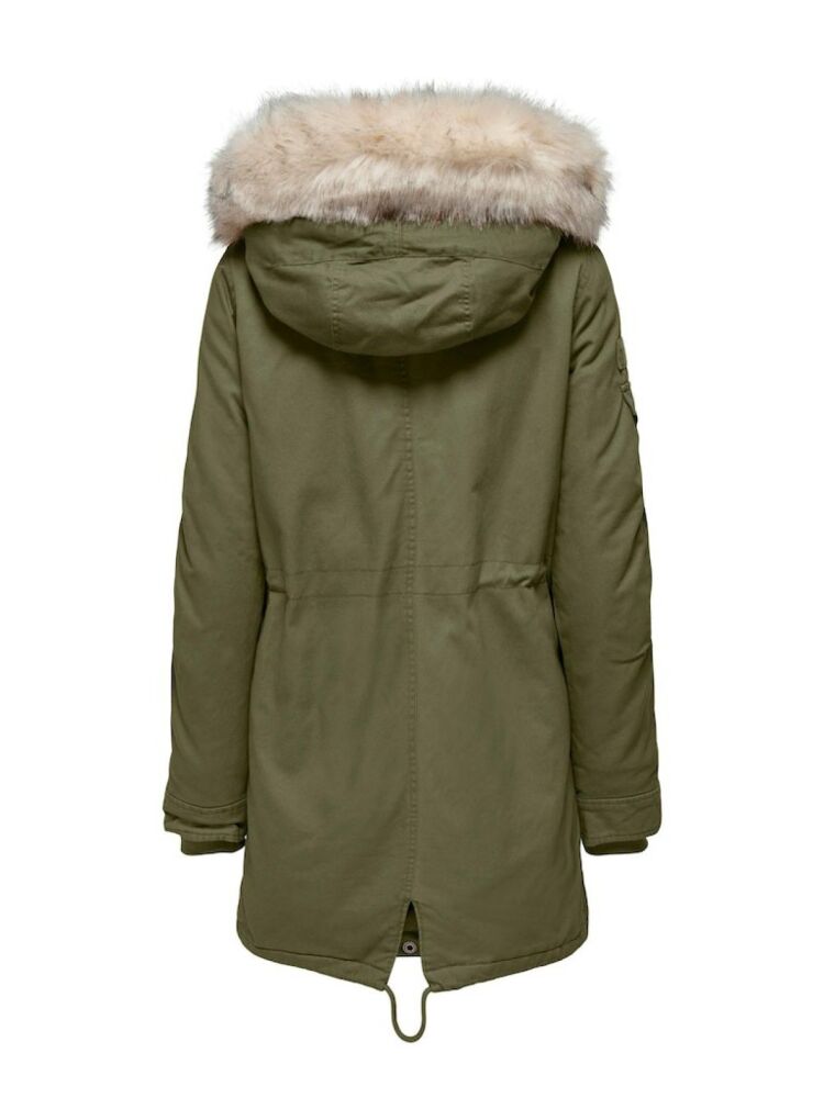 Only New May Fur Canvas Kadın Parka 15295414 - 2