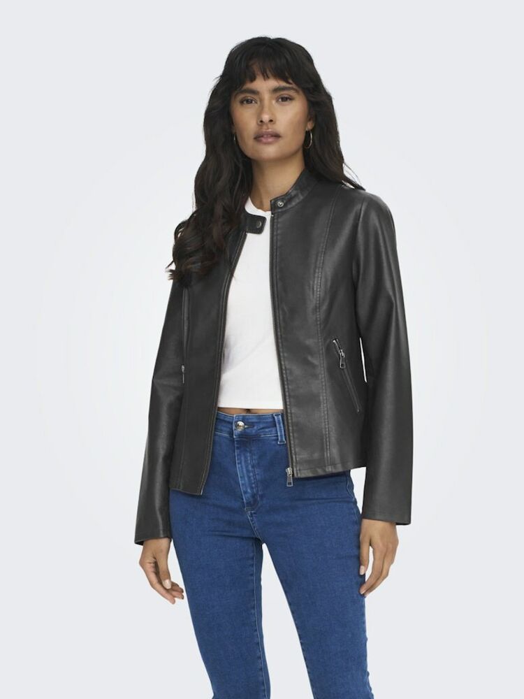 Only New Melisa Suni Deri Kadın Ceket 15295403 - 3