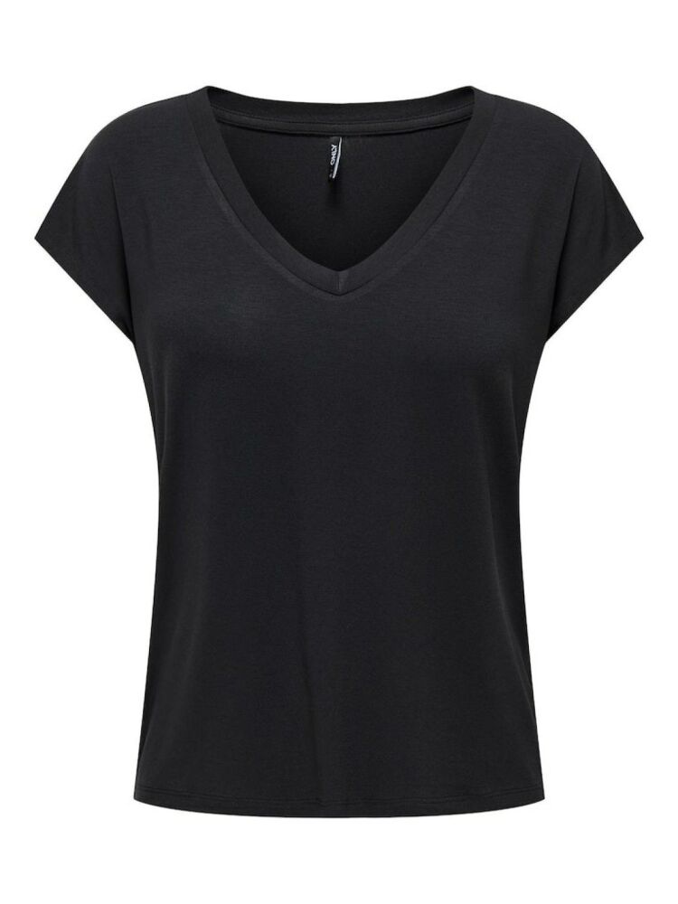 Only Rılla V Yaka Regular Fit Kadın Tişört 15315776 (1)