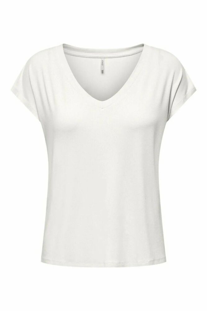 Only Rılla V Yaka Regular Fit Kadın Tişört 15315776
