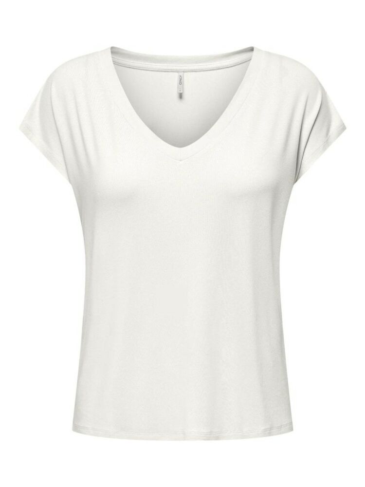 Only Rılla V Yaka Regular Fit Kadın Tişört 15315776 (1)