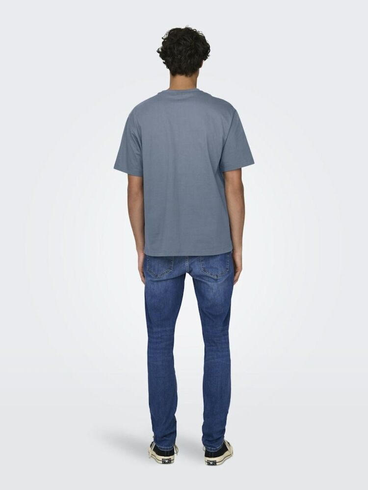 Only Sans Fred Lıfe Relax Fit Erkek Tişört 22022532 - 5