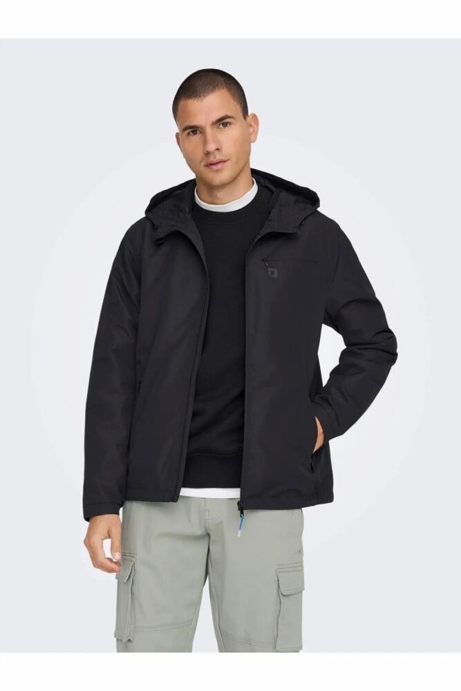 Only Sans Makc Hood Erkek Ceket 22024207 - 1