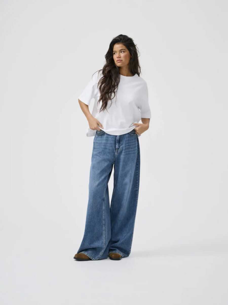 Only Sılky Soft Wide Leg Kadın Jean Pantolon 15369052