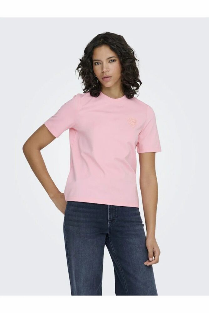 Only  Sophıa Embroıdery Regular Fit Kadın Tişört 15368560