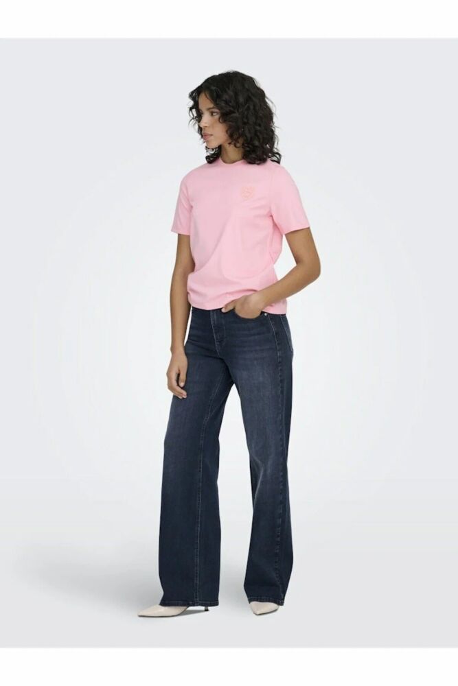 Only  Sophıa Embroıdery Regular Fit Kadın Tişört 15368560 (1)