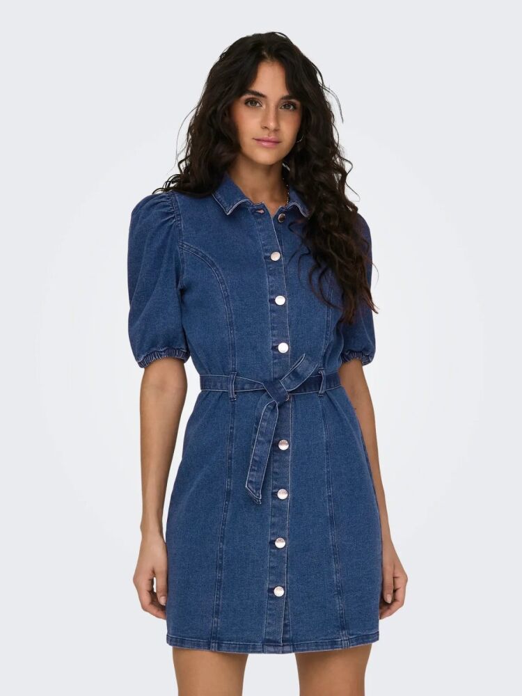 Only Vıbbe Regular Fit Kadın Jean Elbise 15304123