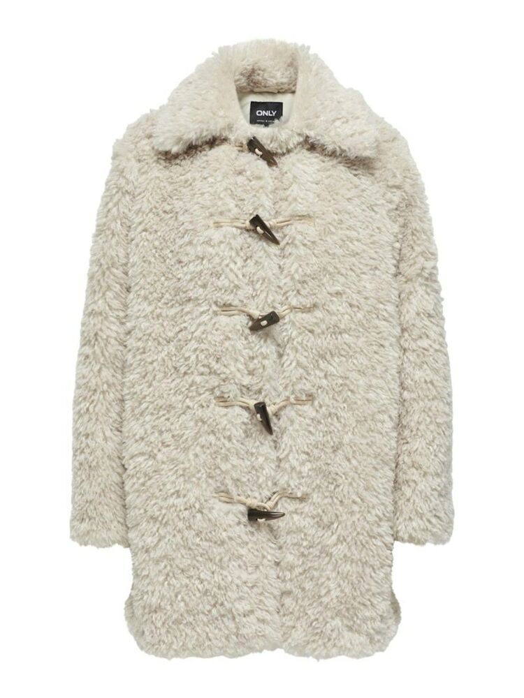 Only Vıkı Faux Fur Duffle Coat Kadın Mont 15325921 - 1