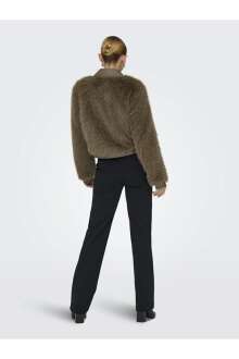 Only Yumı Lıfe Faux Fur Kadın Ceket 15356776 - 5