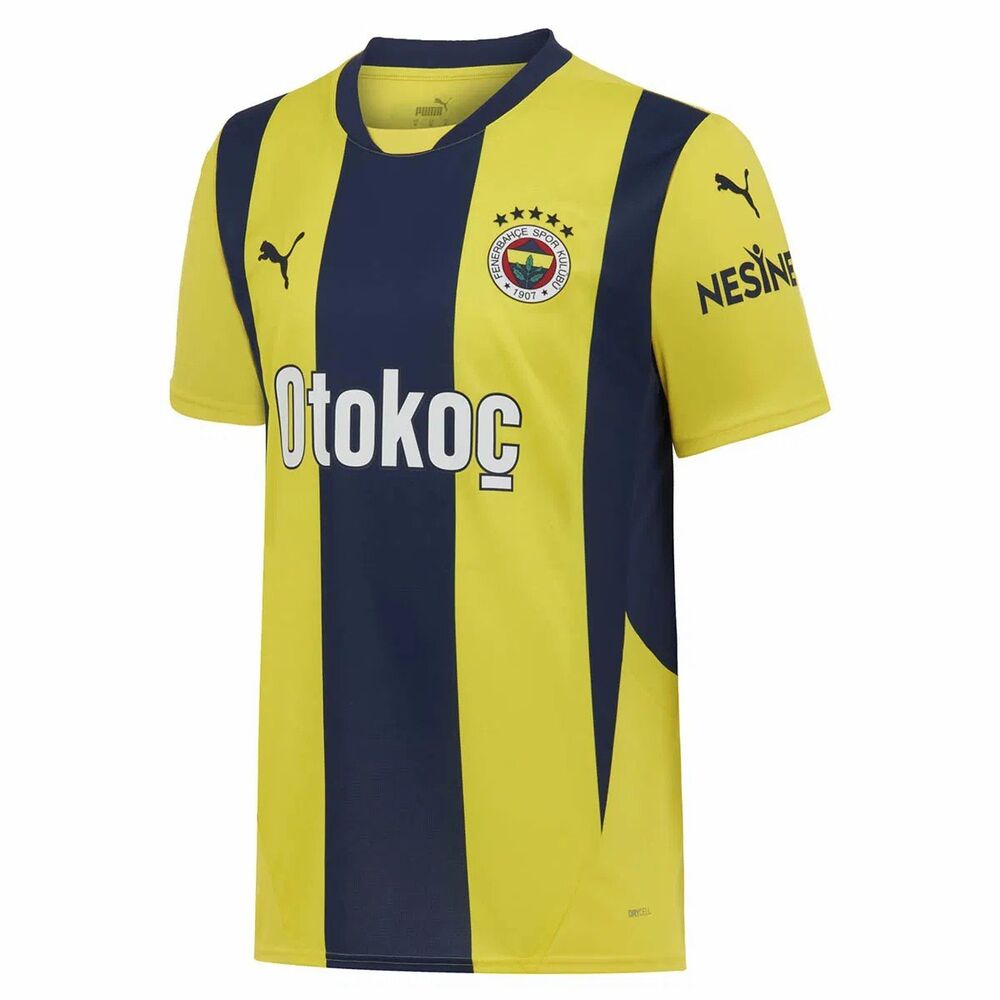Puma Fenerbahçe 2024/25 İç Saha Erkek Sarı Futbol Forması 77536001 - 1