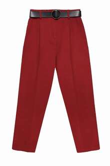Quzu Beli Kemerli Kadın Pantolon 21K70755 - 2