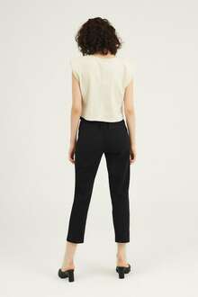 Quzu Beli Kemerli Kadın Pantolon 21K70755 - 5
